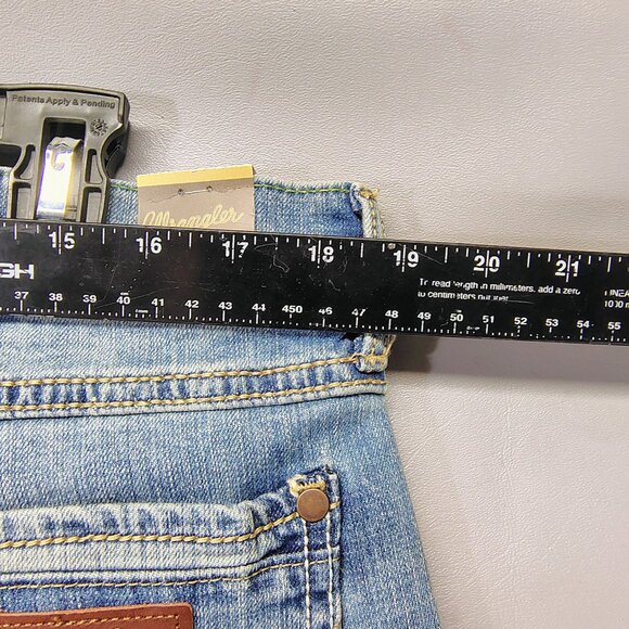 Wrangler Retro Slim Straight Western Blue Denim Jeans Men's 36x32 NWT - Picture 4 of 9